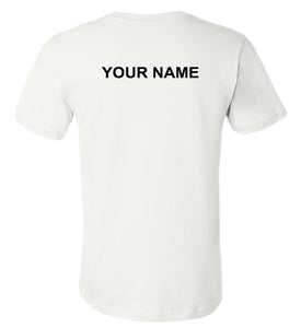 Police / Fire Academy required T-Shirts - Last Name Front & Back