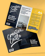 Load image into Gallery viewer, Tri-Fold Brochures - 100lbs stock (paper thin)