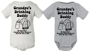 Grandpa's Drinking Buddy onesie