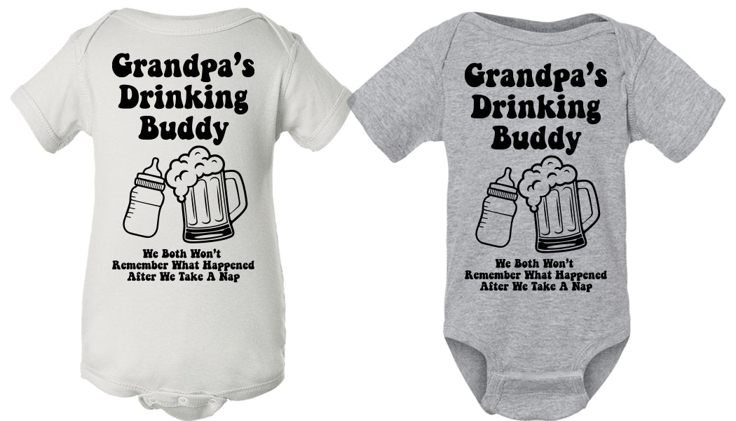 Grandpa's Drinking Buddy onesie