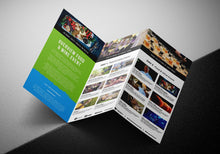 Load image into Gallery viewer, Tri-Fold Brochures - 100lbs stock (paper thin)
